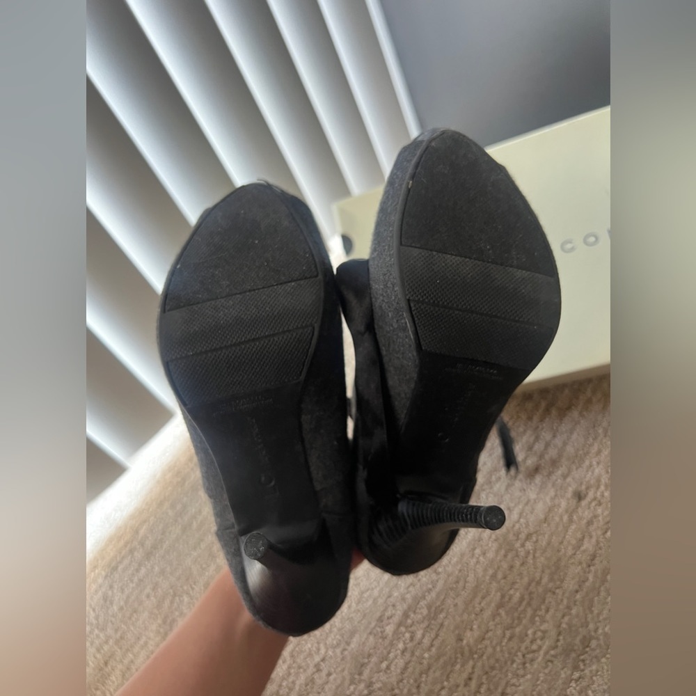 Lauren Conrad - women’s wool grey lace up heels size 8 - Picture 2 of 8